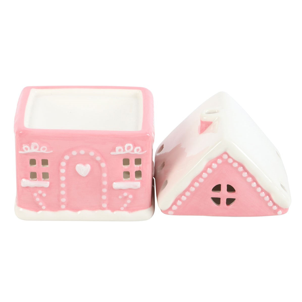 Pink Gingerbread House - Tealight Wax Melt Warmer