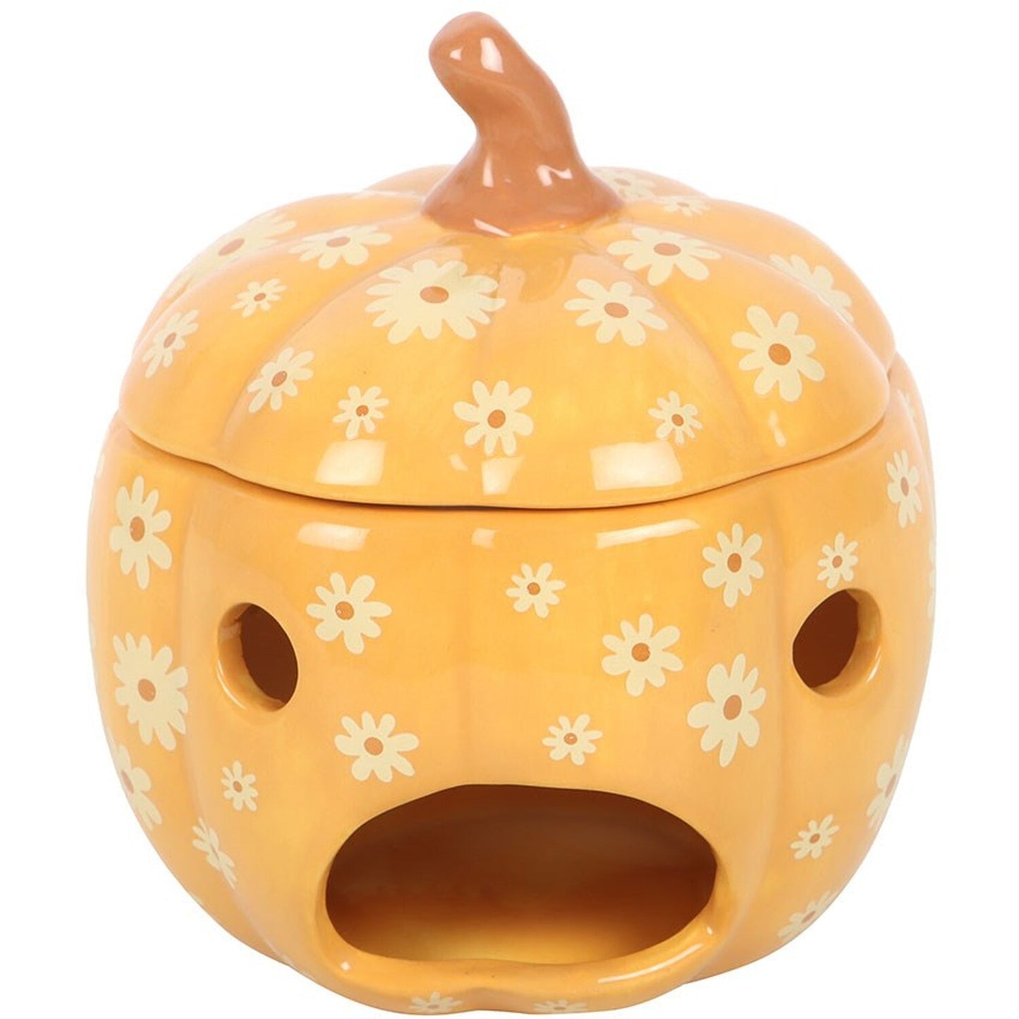 Floral Pumpkin - Tealight Wax Melt Warmer