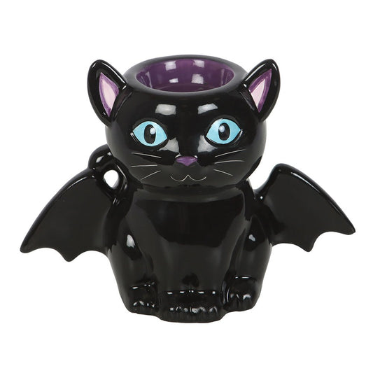 Bat Cat Black - Tealight Wax Melt Warmer