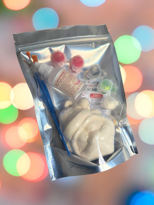 Christmas Paint Your Own - Bath Bomb Kit